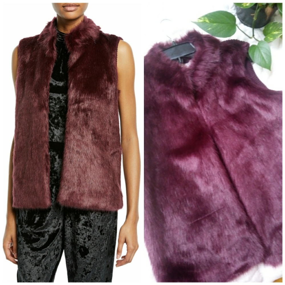 🆕 MICHAEL KORS | Sweater, Faux Fur Vest